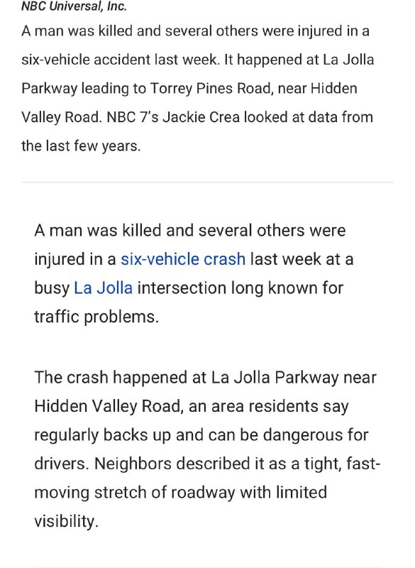 这是新闻，死者开的是